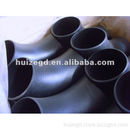 45 degree elbow lr carbon steel black